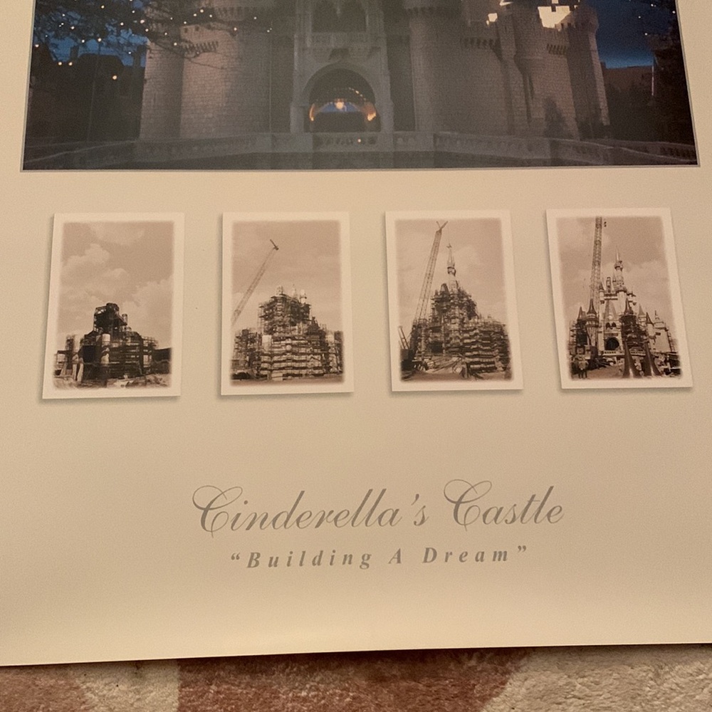 NWT Vintage Building A Dream Print by Walt Disney - Picture 4 of 9